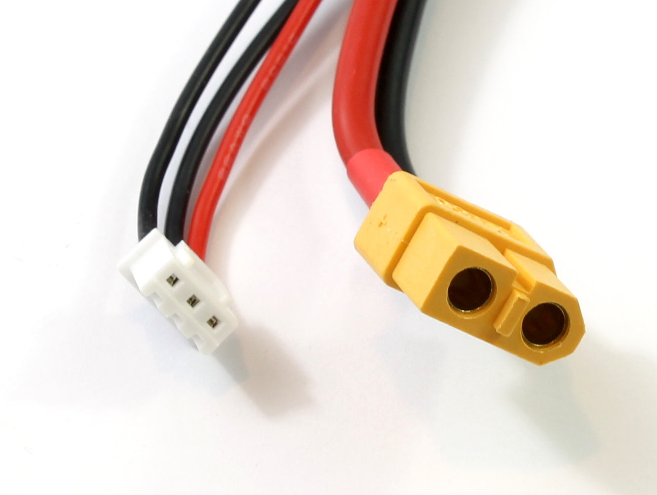 XT60 Female To JST-XH Balance 2S / 2 Cell 2/4/5mm Banana Connectors 500mm Balance Charge Adaptor Cable image 3