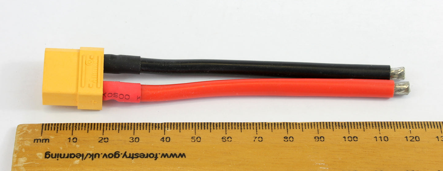 XT90 Female Pigtail 10AWG 100mm Adaptor Cable image 3