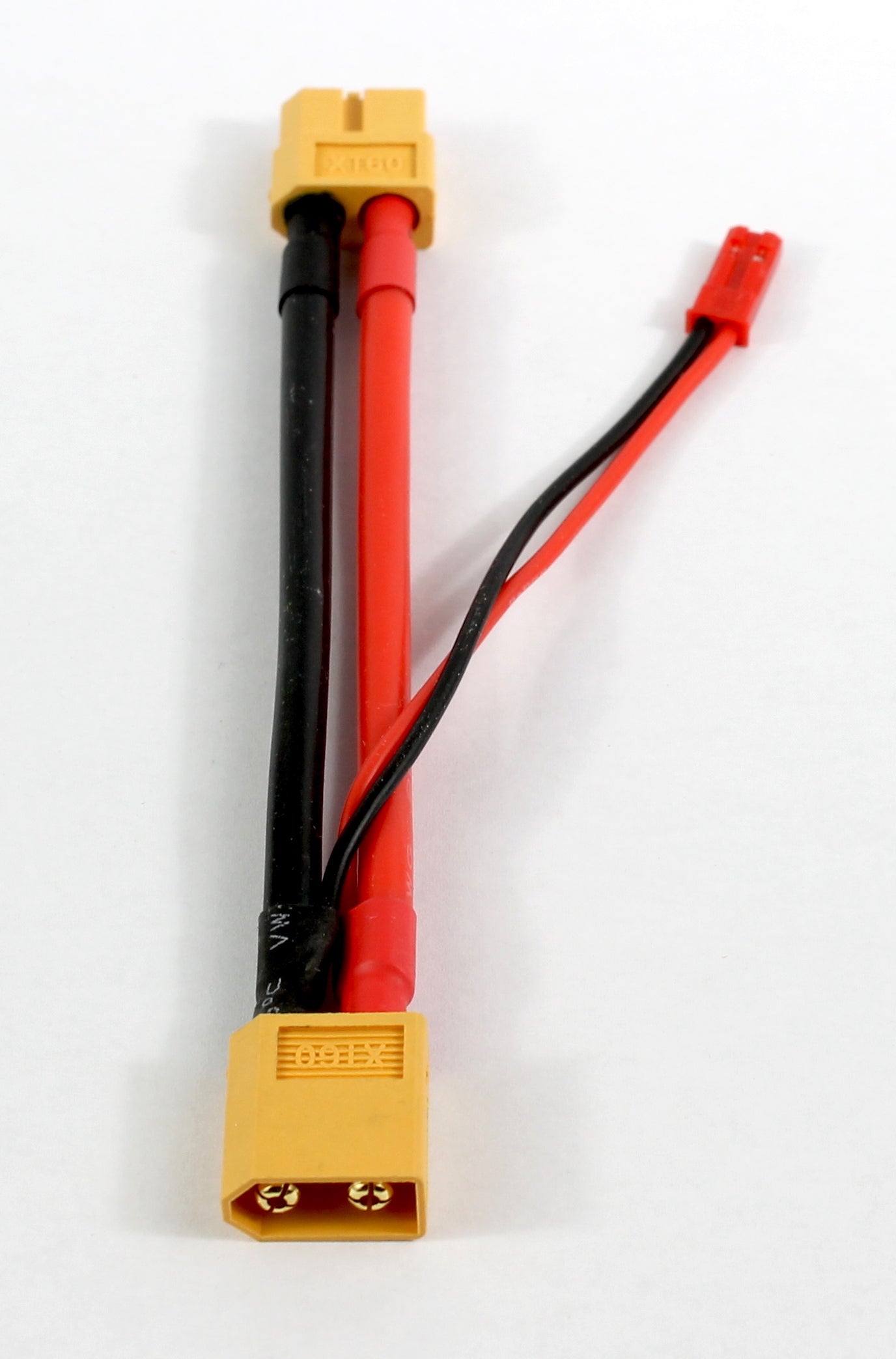 XT60 Through To JST Female 12AWG 22AWG 100mm Adaptor Cable image 3