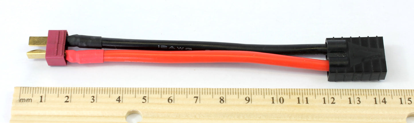 Deans T Plug Male To TRX Female 12AWG 100awg Adaptor Cable image 4
