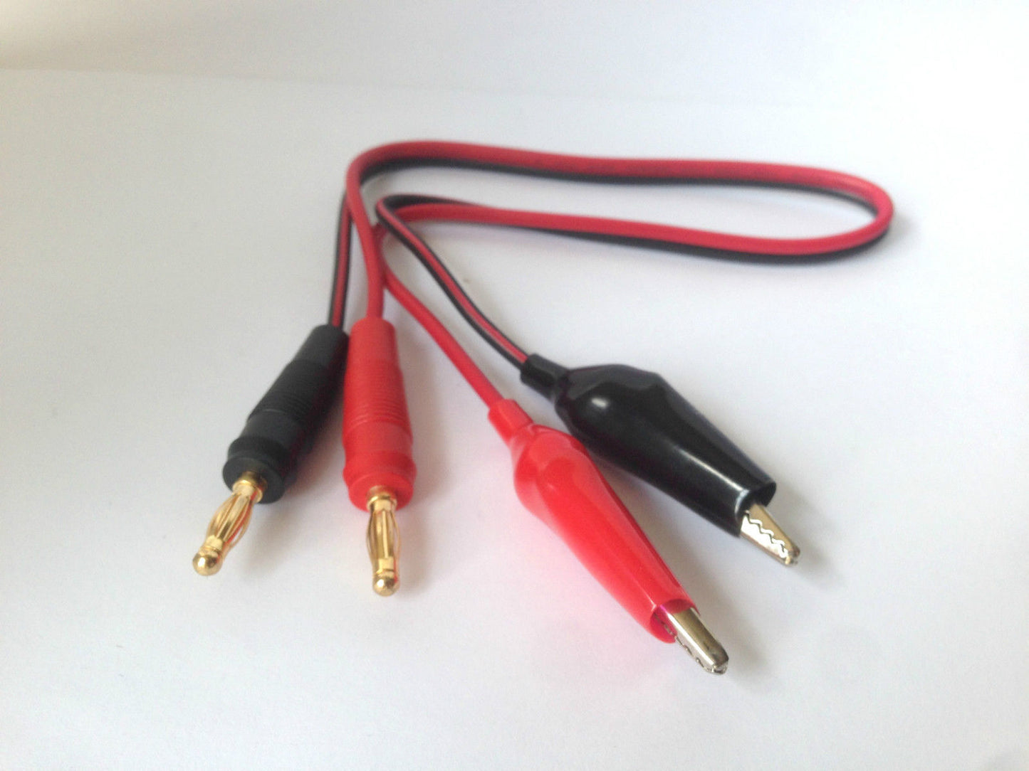 Crocodile Clips To 4mm Male Banana Connectors 430mm Adaptor Cable image 4