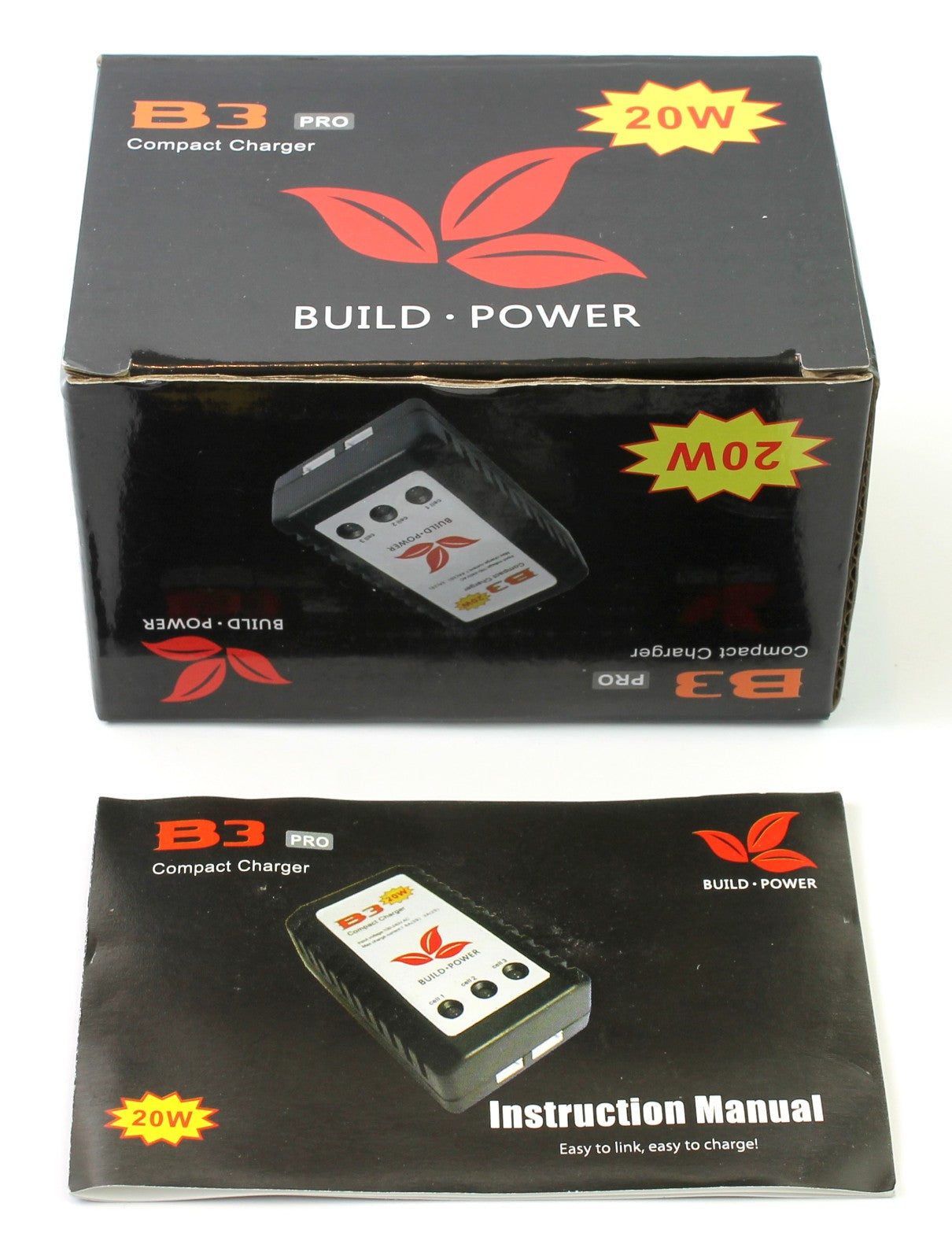 Build Power B3 20 Watt Compact Lipo Battery Balance Charger 2S / 2 Cell / 3S / 3 Cell & UK Plug image 6