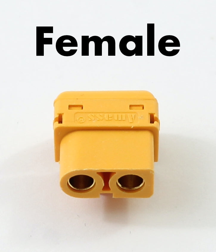 Genuine Yellow Amass XT60PW Male & Female Surface Mount Connectors XT60