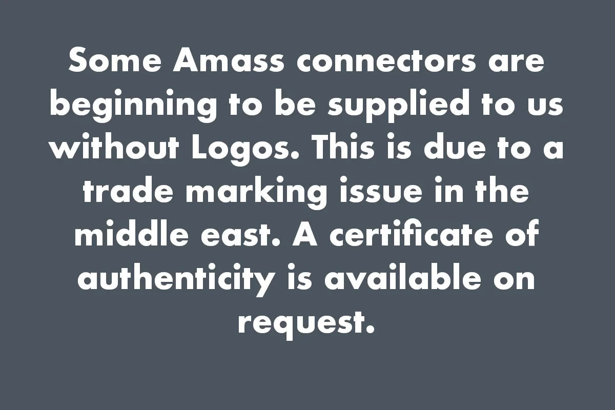 Genuine Amass Deans T Plug Male & Female Connectors With Insulated Caps AM-1015E