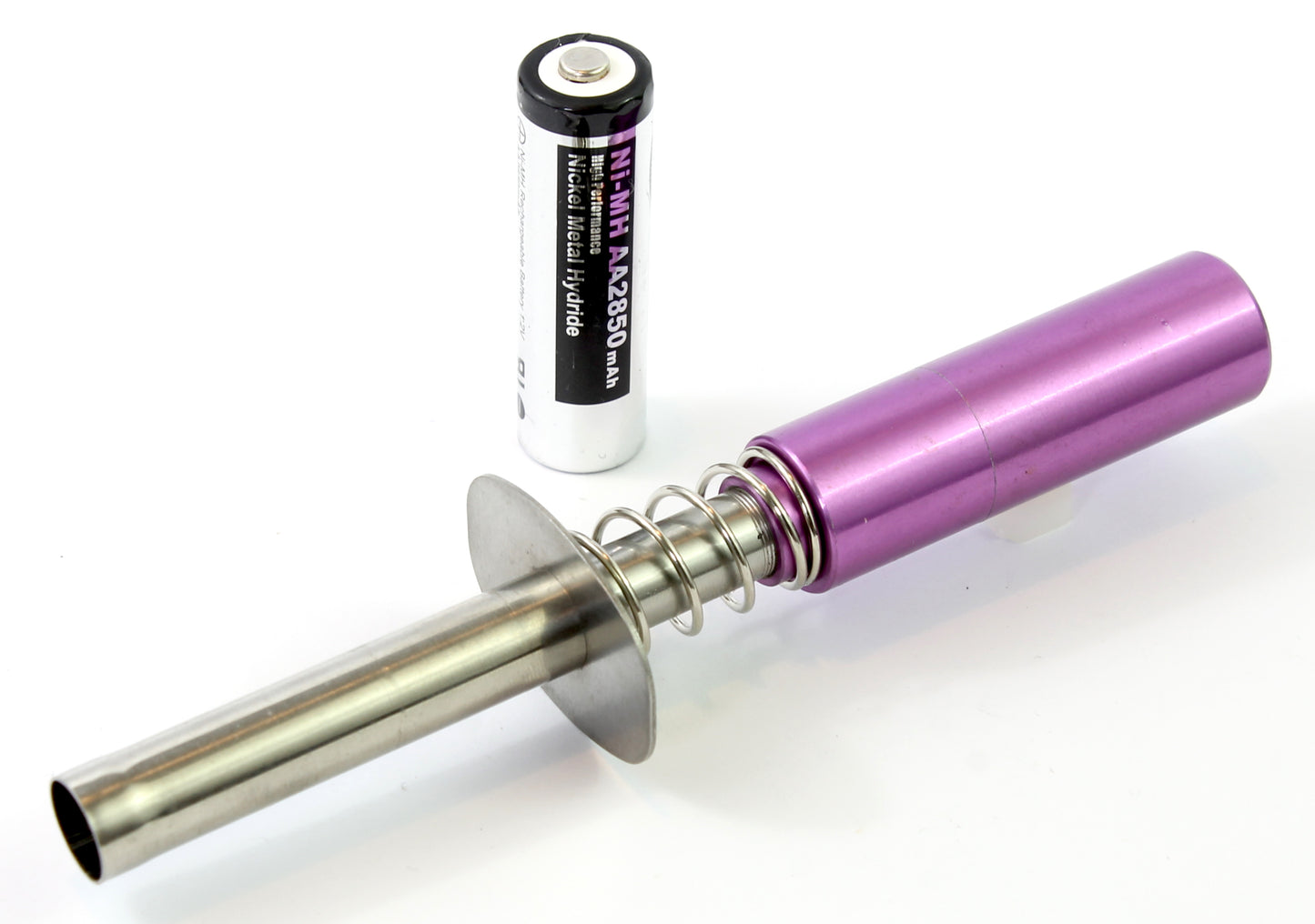 Purple Glow Plug Nitro Starter 7/8mm Hex Ignitor & NiMH AA Battery image 1