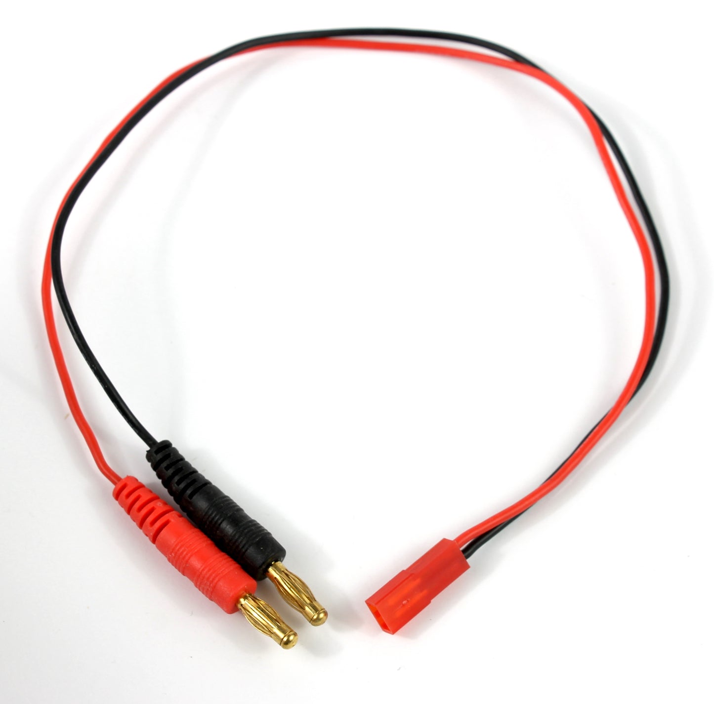 JST Male To 4mm Male Banana Connector 22AWG 300mm Adaptor Charge Cable image 1
