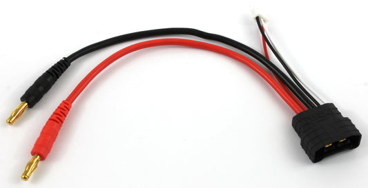 TRX (Traxxas Compatible) Male Balance 2S / 2 Cell JST-XH To 4mm Banana Connector 14AWG 200mm Charge Cable image 1