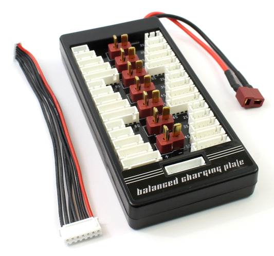 Parallel Balance Charge Board Deans T Plug LiPo LiFe Lion 80A Battery Paraboard image 1