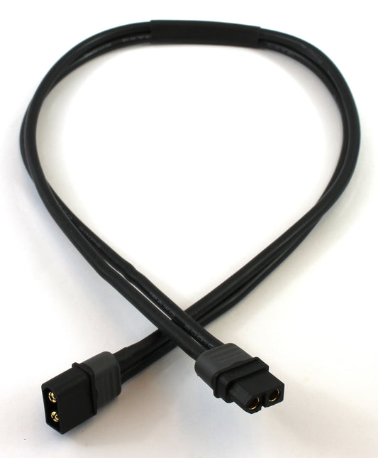 Black XT60 12AWG 500mm Extension Cable image 1