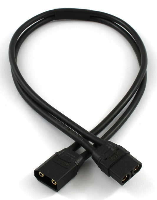 Black XT90 10AWG 500mm Extension Cable image 1