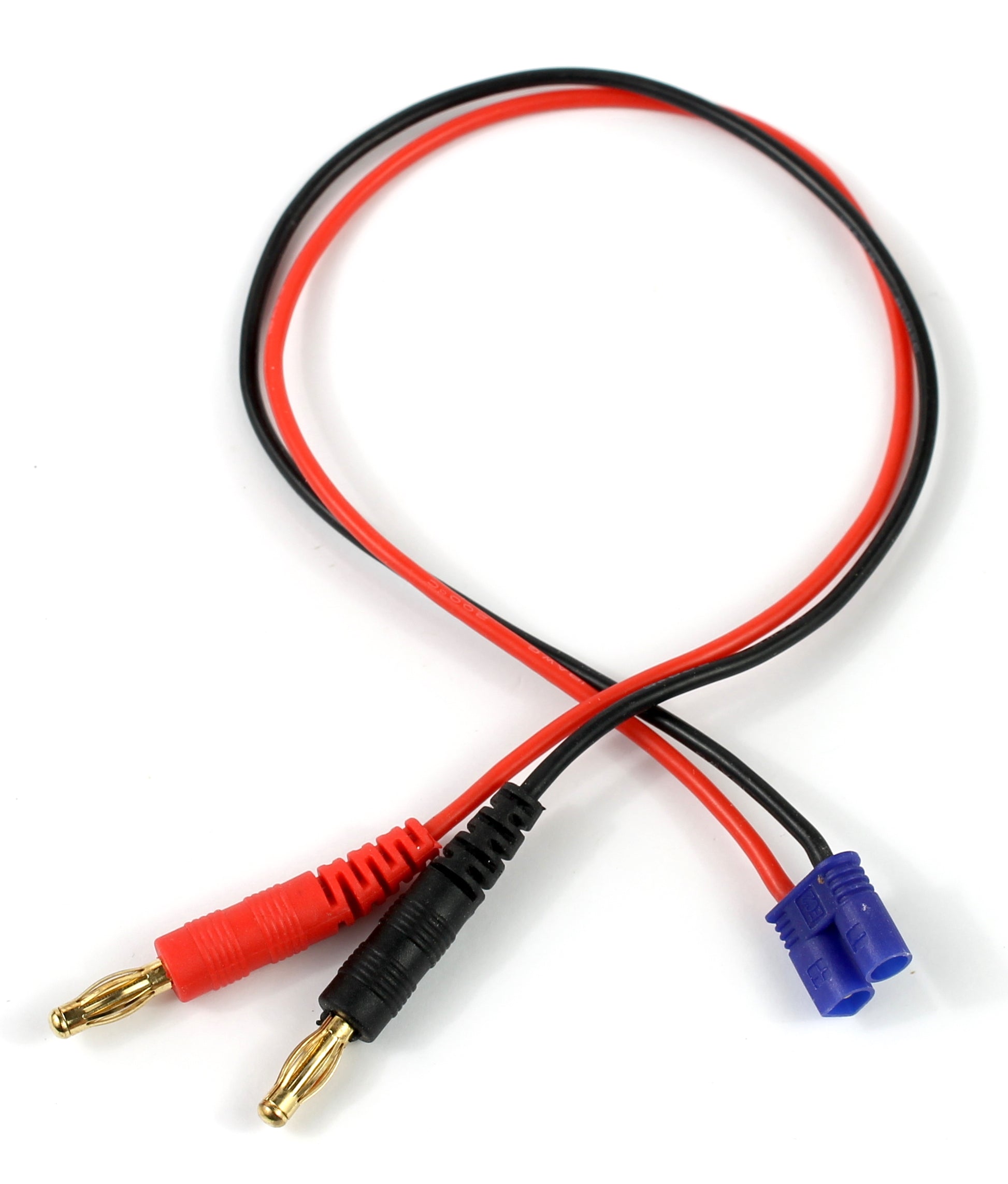 EC2 (2mm Banana Connector) Male To 4mm Male Banana Connector 300mm Adaptor Charge Cable image 1
