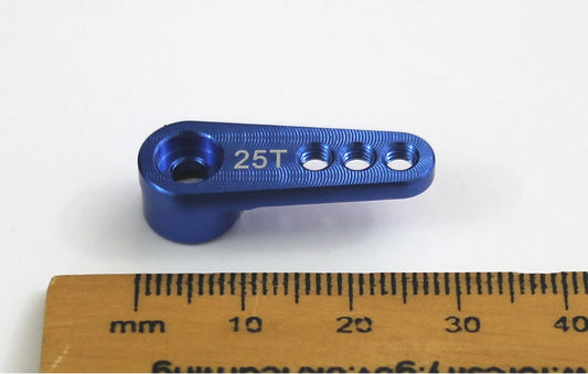 Blue Aluminium Servo Horn/Arm 25 Tooth/Teeth image 1