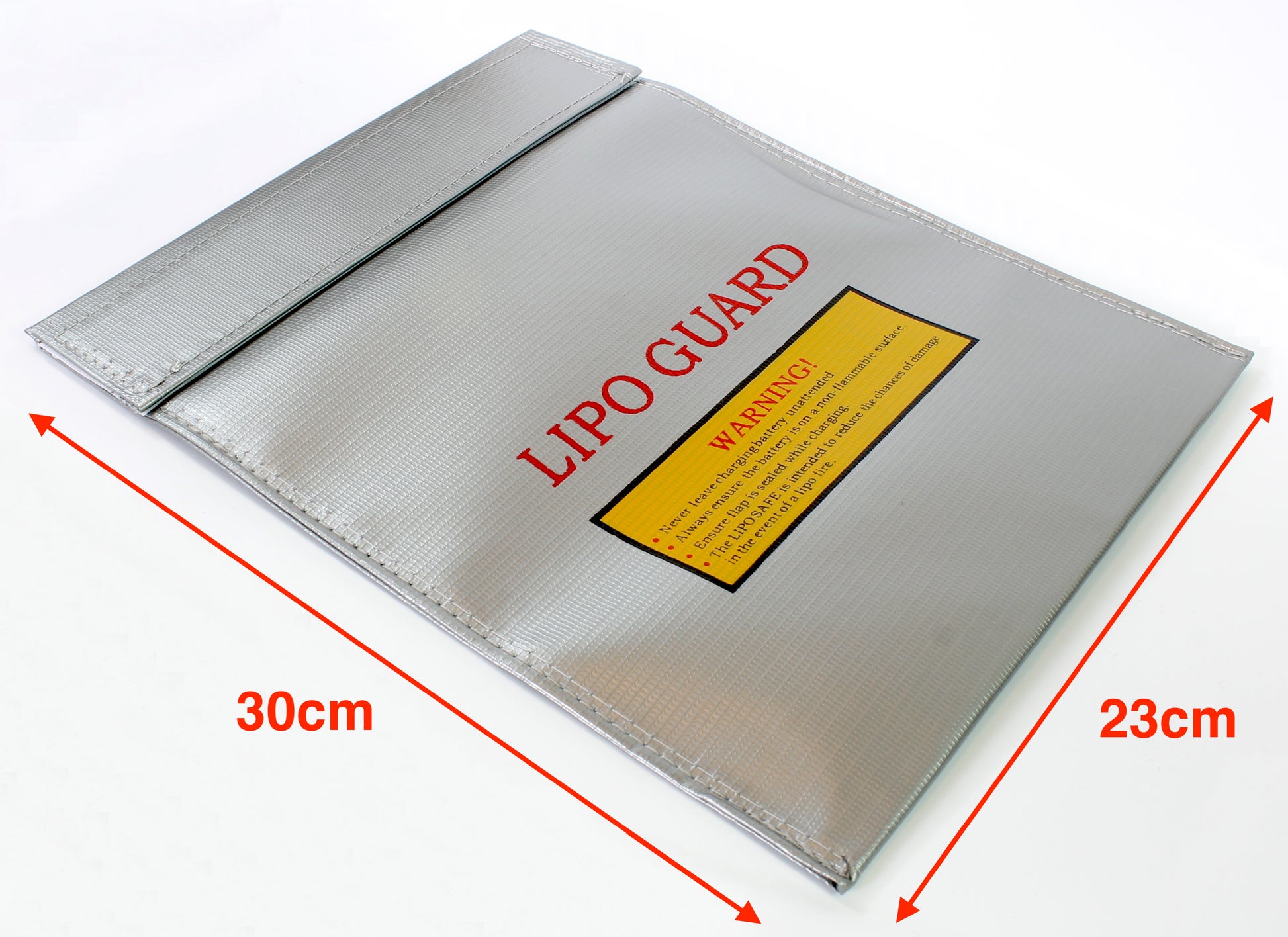 Grey Lipo Battery Safe (Fire Prevention) Charge Bag Bag 30x23cm image 1