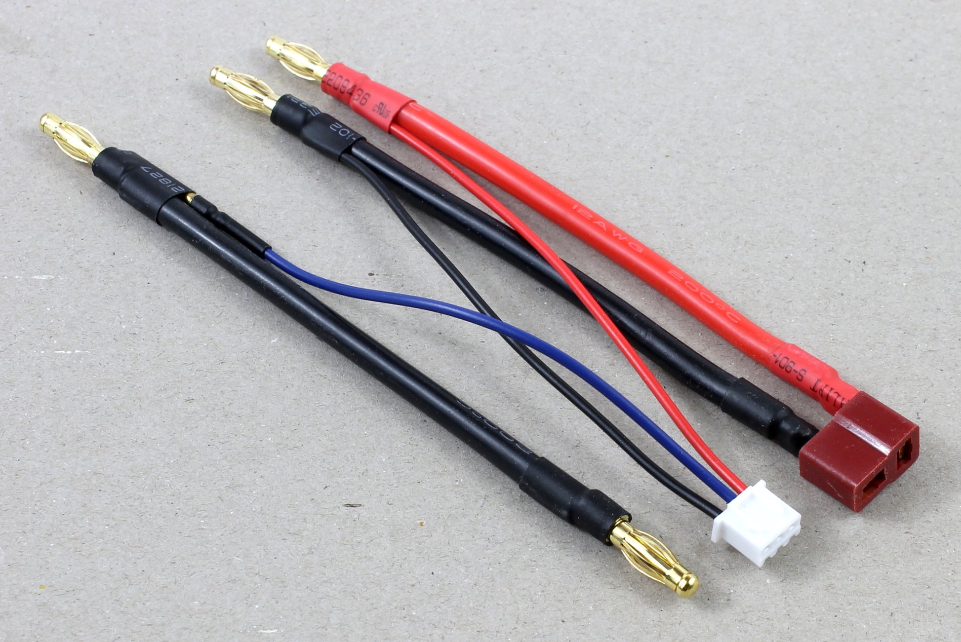 Deans Female T Plug Balance CHarge Adaptor Cable With Saddle Loop image 1
