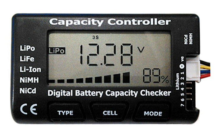 Cellmeter 7 Battery Meter / Capacity / Voltage Checker / Tester For LiPo LiFe Li-ion NiMH Batteries image 1