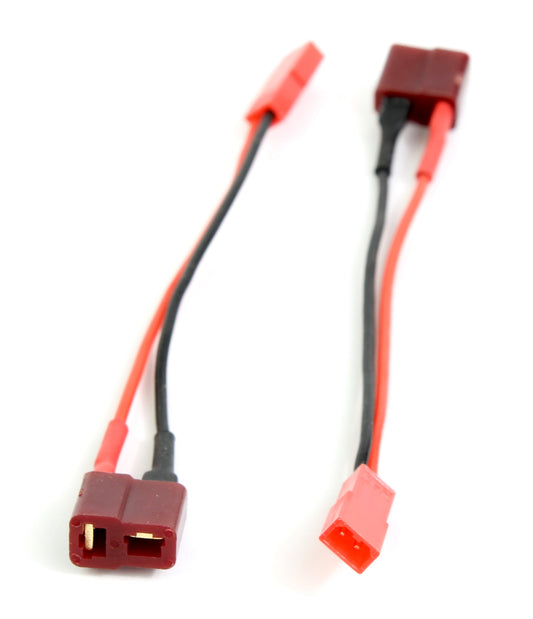 Deans Female T Plug To JST Male Adaptor Cable image 1