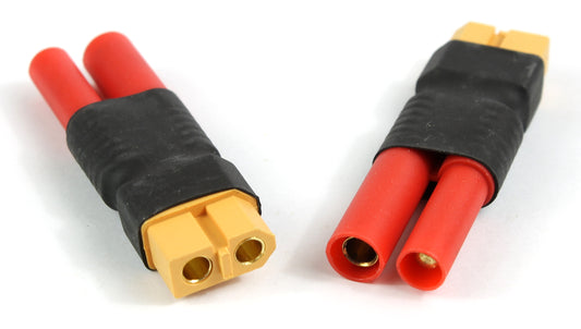 XT60 Female To HXT4 4mm Banana Connector Adapter Block image 1