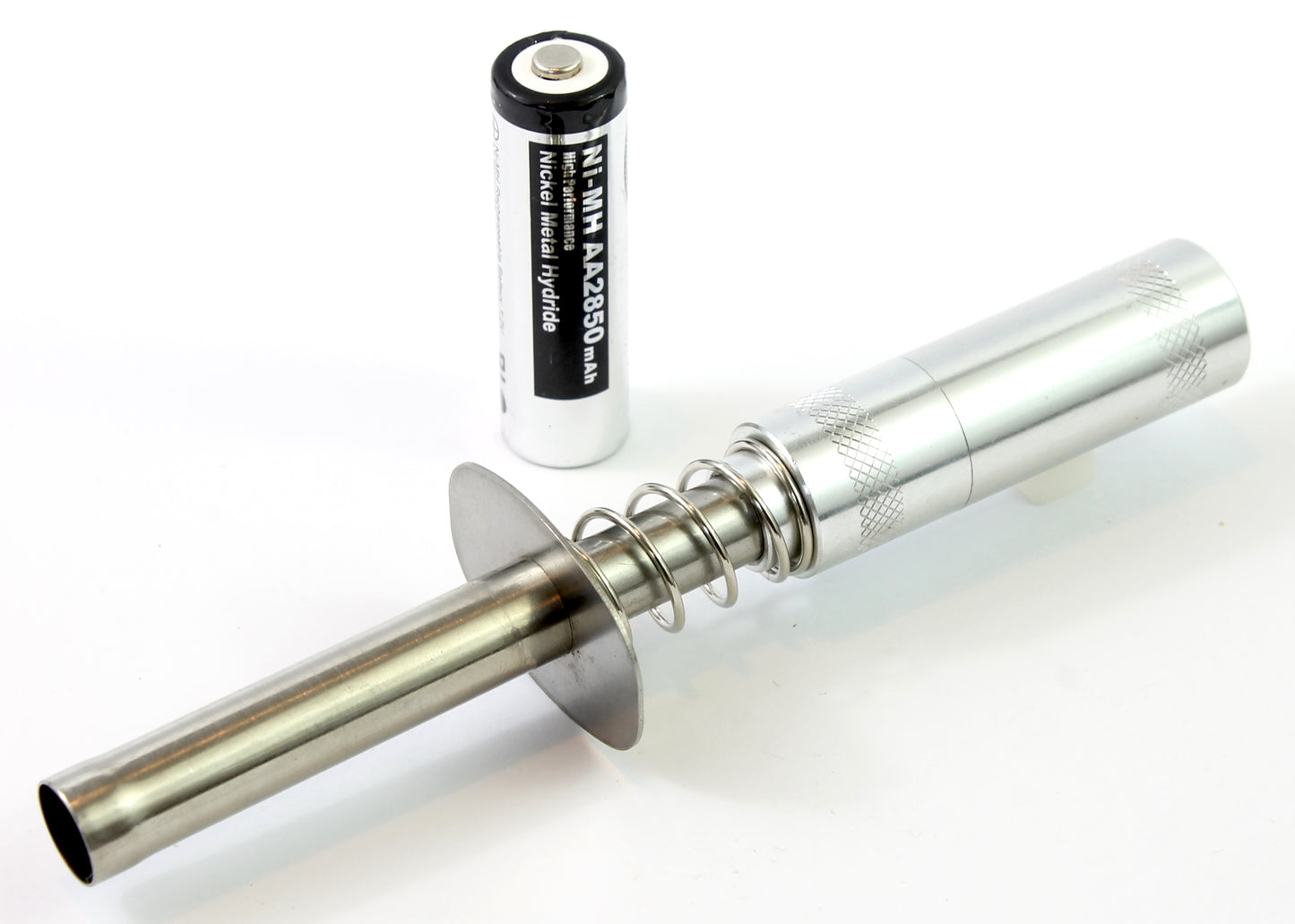 Silver Glow Plug Nitro Starter 7/8mm Hex Ignitor & NiMH AA Battery image 1