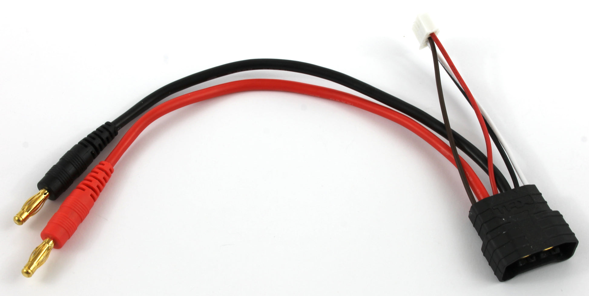 TRX (Traxxas Compatible) Male Balance 4S / 4 Cell JST-XH To 4mm Banana Connector 14AWG 200mm Charge Cable image 1