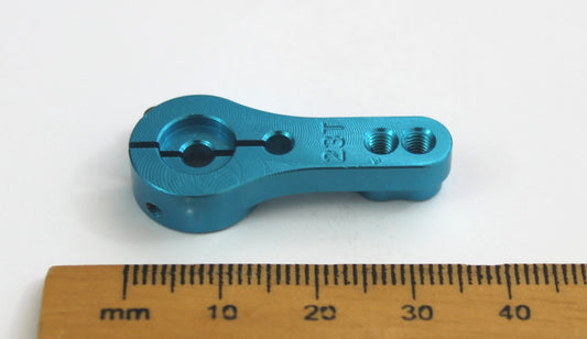 Blue Aluminium Servo Horn/Arm 23 Tooth/Teeth image 1