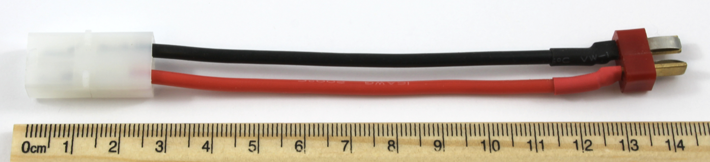 Tamiya Female To Deans T Plug Male 140mm Adaptor Cable image 1