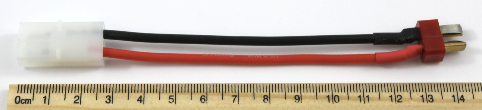 Tamiya Female To Deans T Plug Male 140mm Adaptor Cable image 1