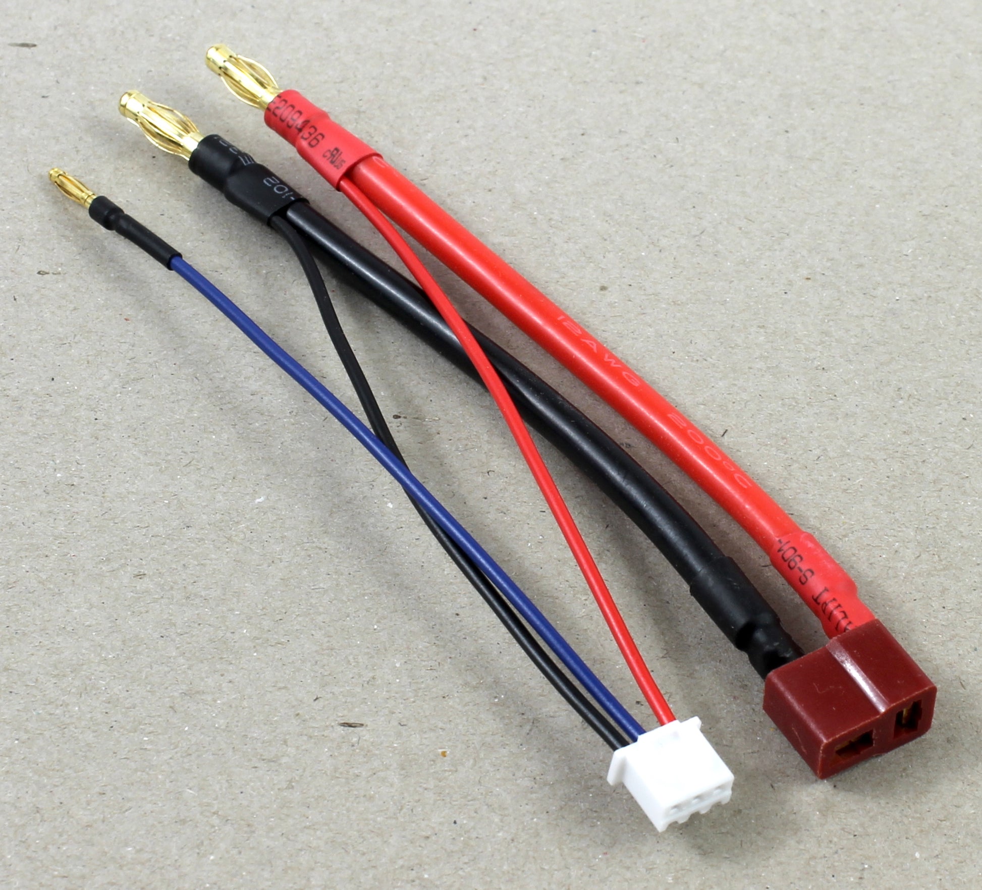 Deans T Plug Female Balance Charge Adaptor Cable image 1