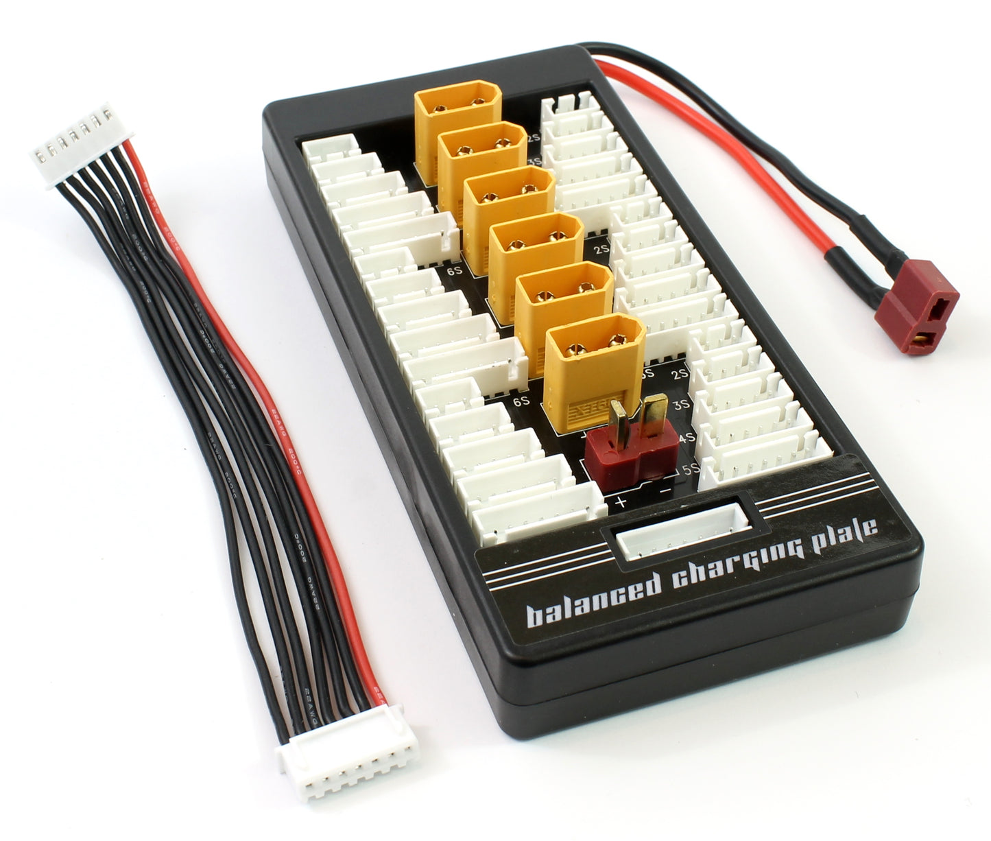 Parallel Balance Charge Board Deans T Plug to XT60 LiPo LiFe Lion 80A Battery Paraboard image 1