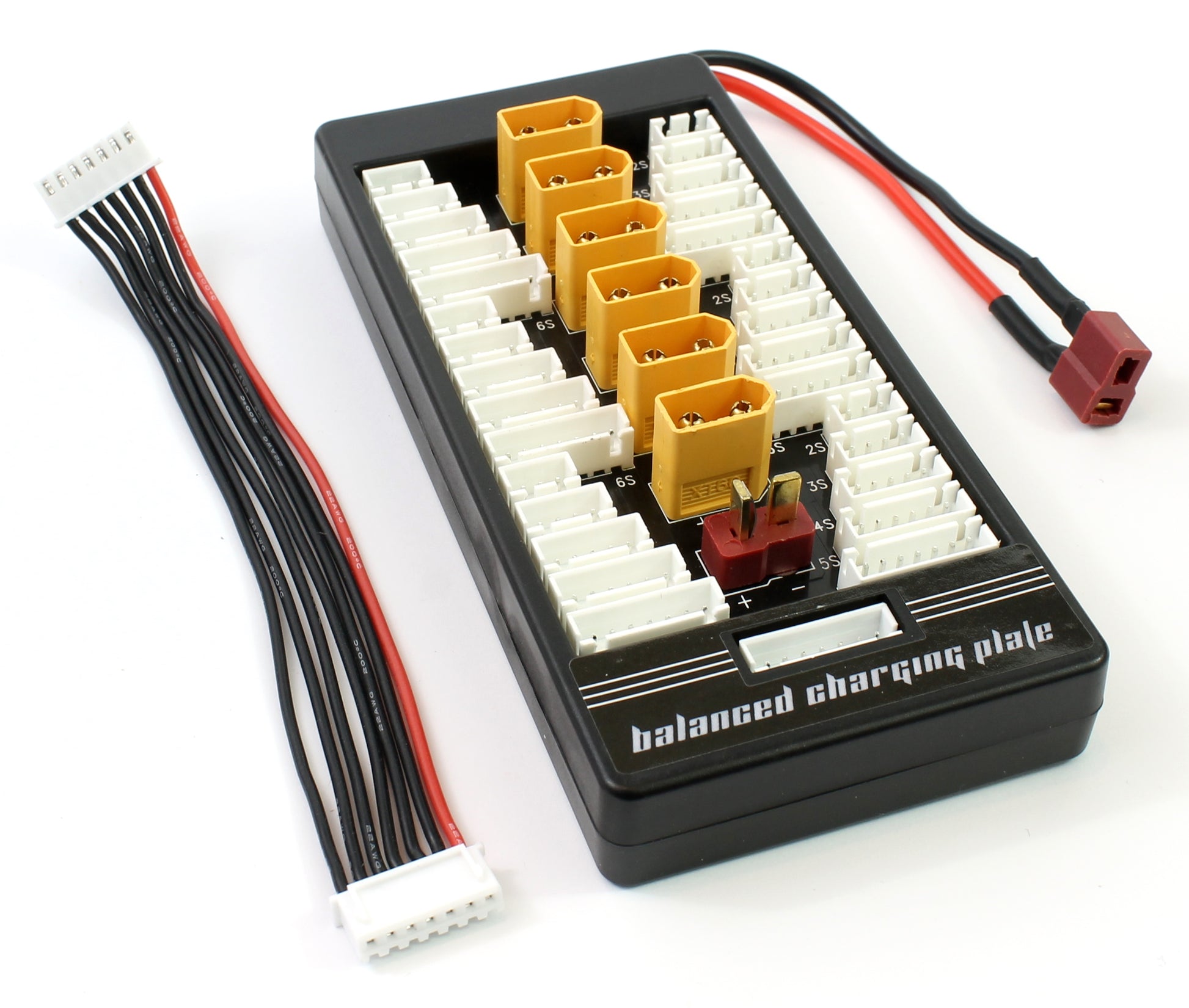 Parallel Balance Charge Board Deans T Plug to XT60 LiPo LiFe Lion 80A Battery Paraboard image 1