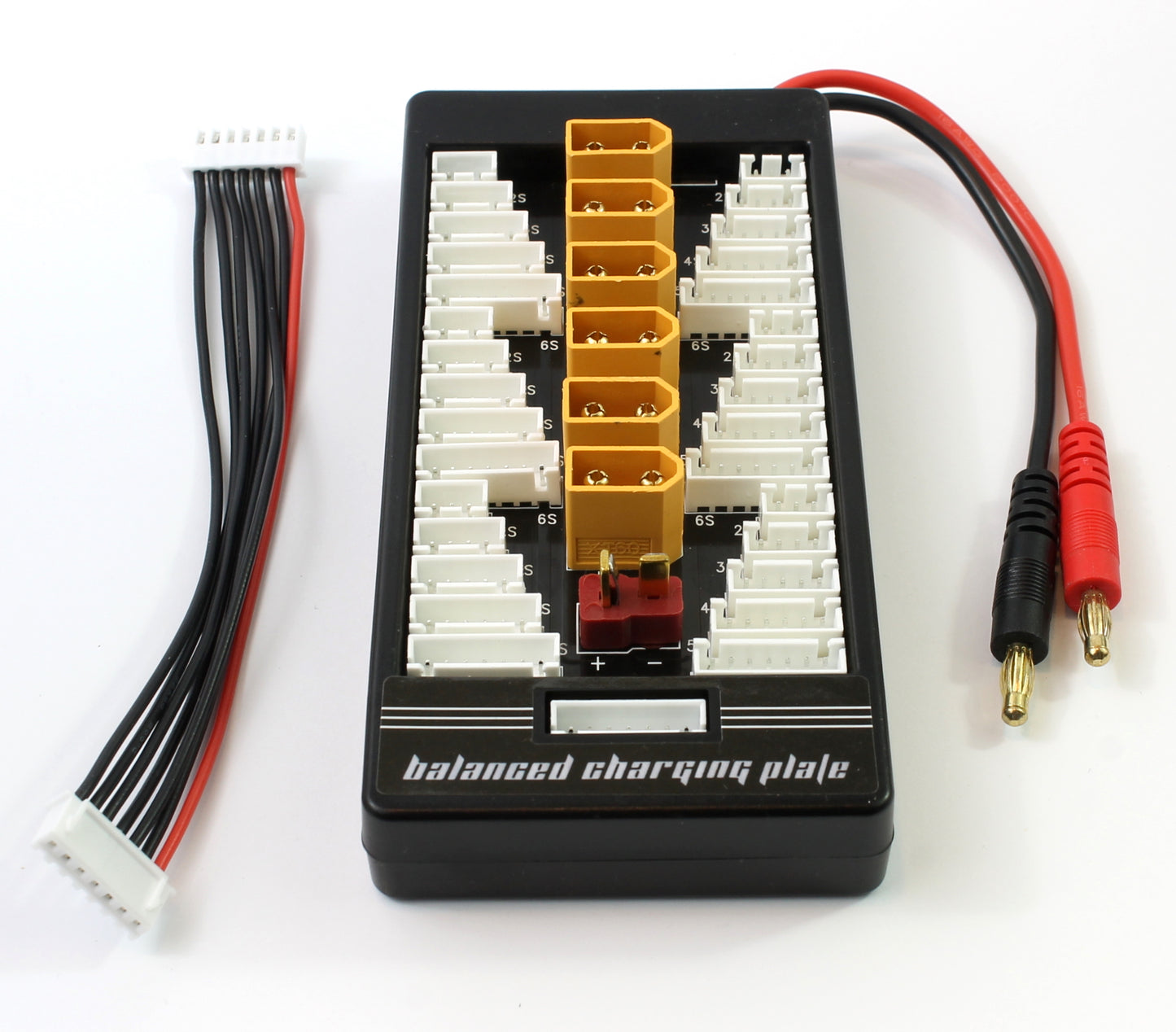 Parallel Balance Charge Board XT60 To 4mm Banana Connectors LiPo LiFe Lion 80A Battery Paraboard image 2