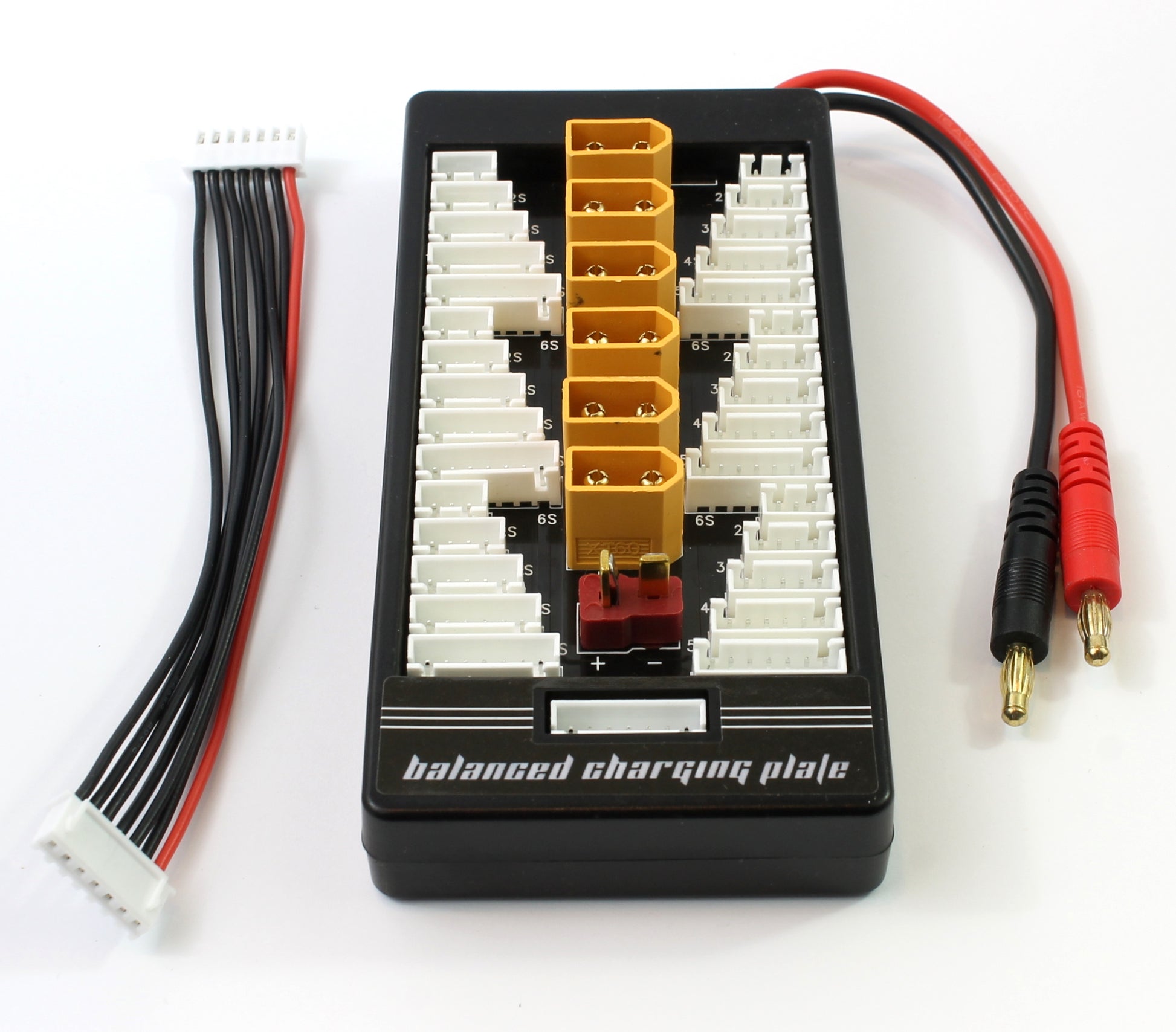 Parallel Balance Charge Board XT60 To 4mm Banana Connectors LiPo LiFe Lion 80A Battery Paraboard image 2