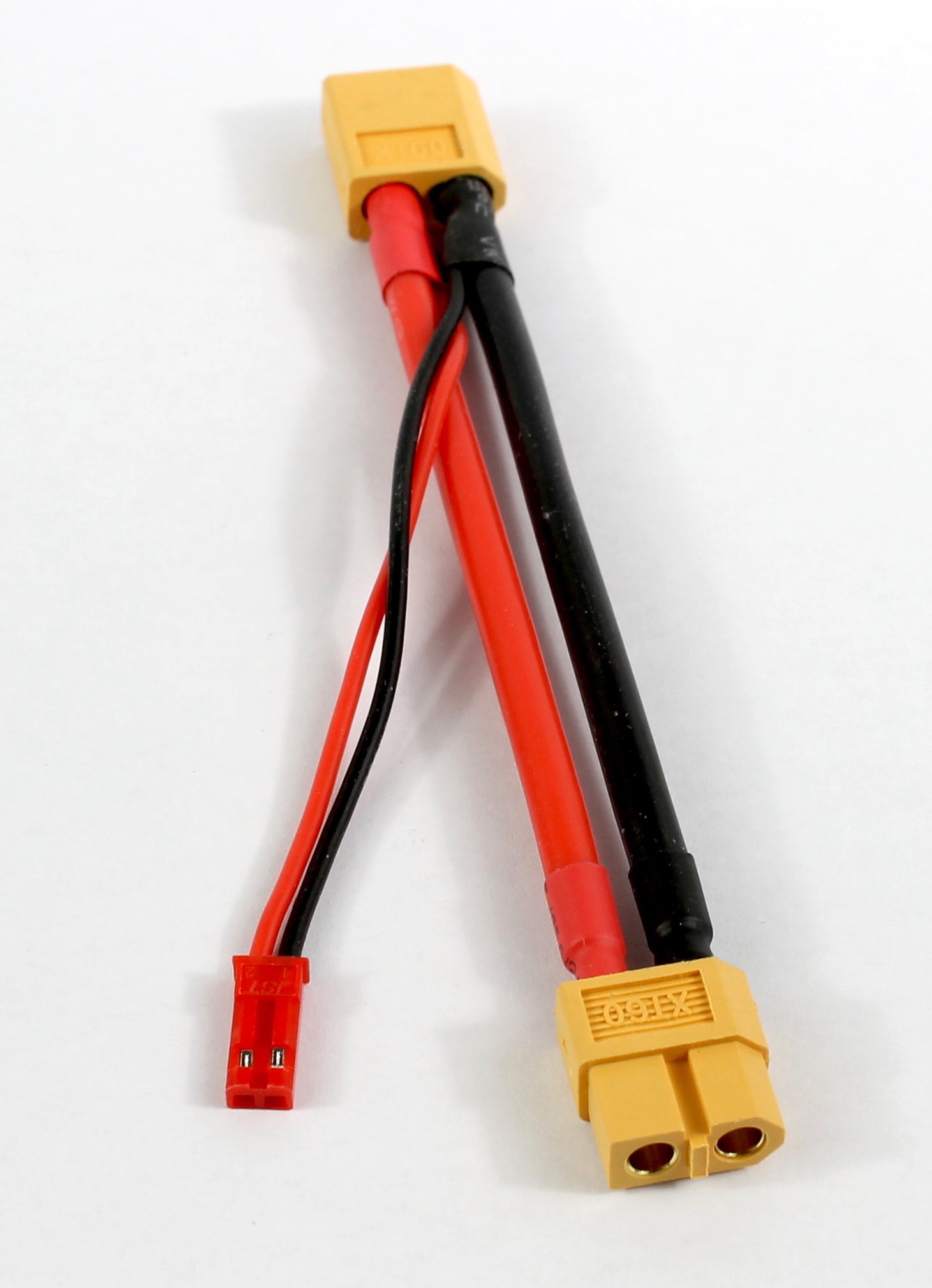 XT60 Through To JST Female 12AWG 22AWG 100mm Adaptor Cable image 2