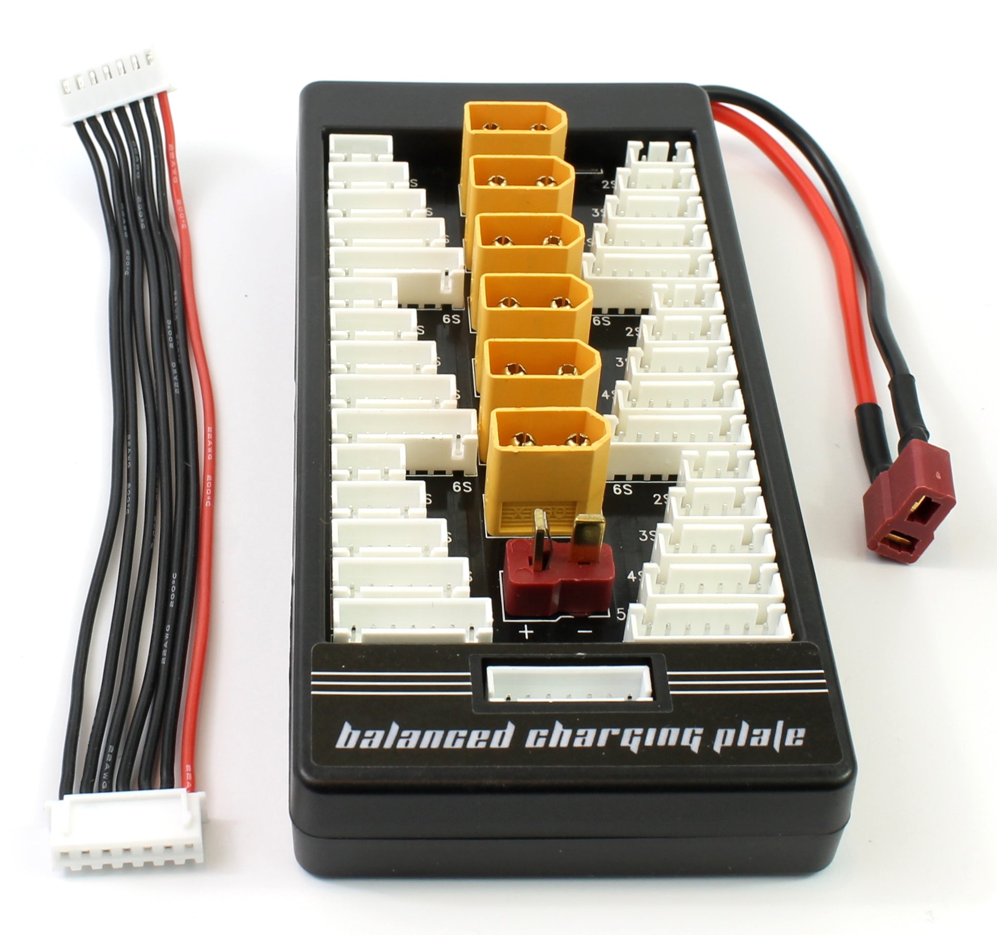 Parallel Balance Charge Board Deans T Plug to XT60 LiPo LiFe Lion 80A Battery Paraboard image 2