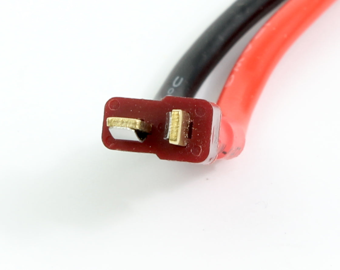 Deans T Plug Male To 4mm Bullet Male 12AWG 220mm Adaptor Cable image 2