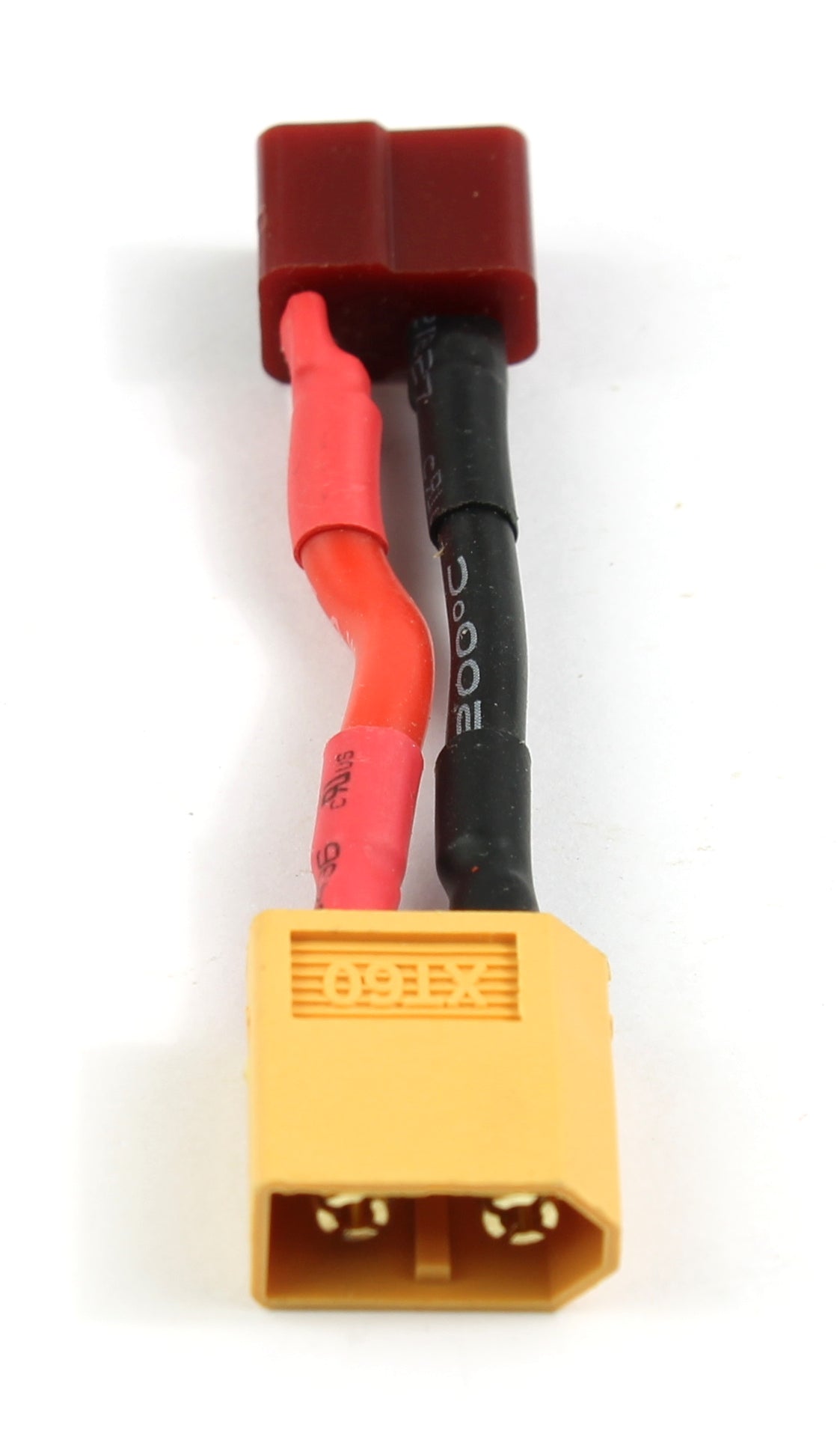 XT60 Male To Deans T Plug Female 14AWG 40mm Short Adaptor Cable image 2