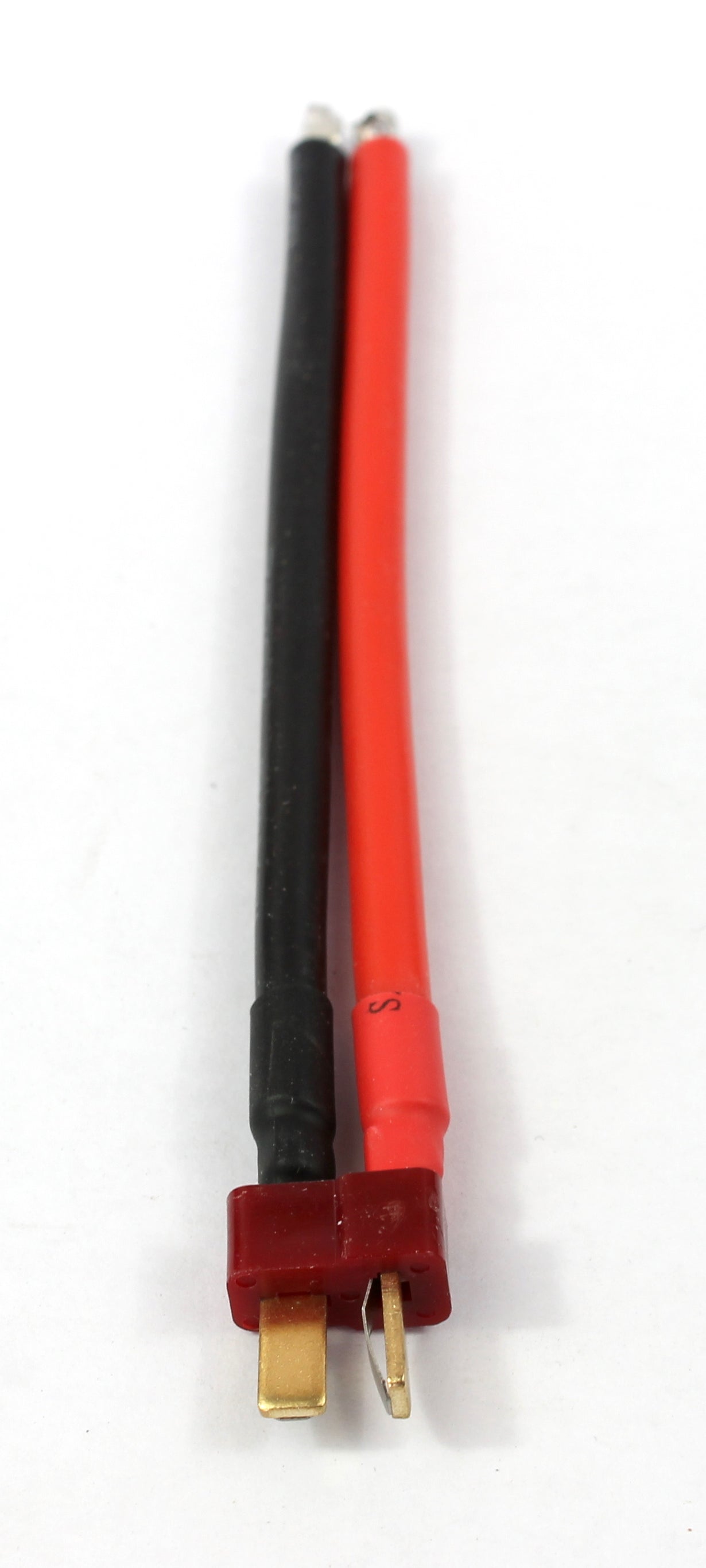 Deans T Plug Male Pigtail 12AWG 100mm Adaptor Cable image 2