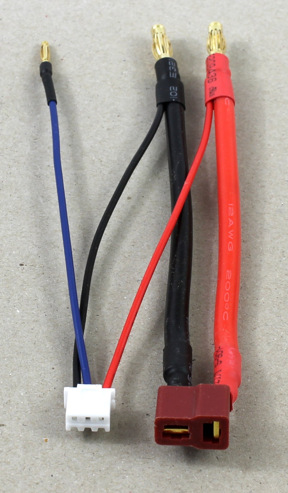 Deans T Plug Female Balance Charge Adaptor Cable image 2