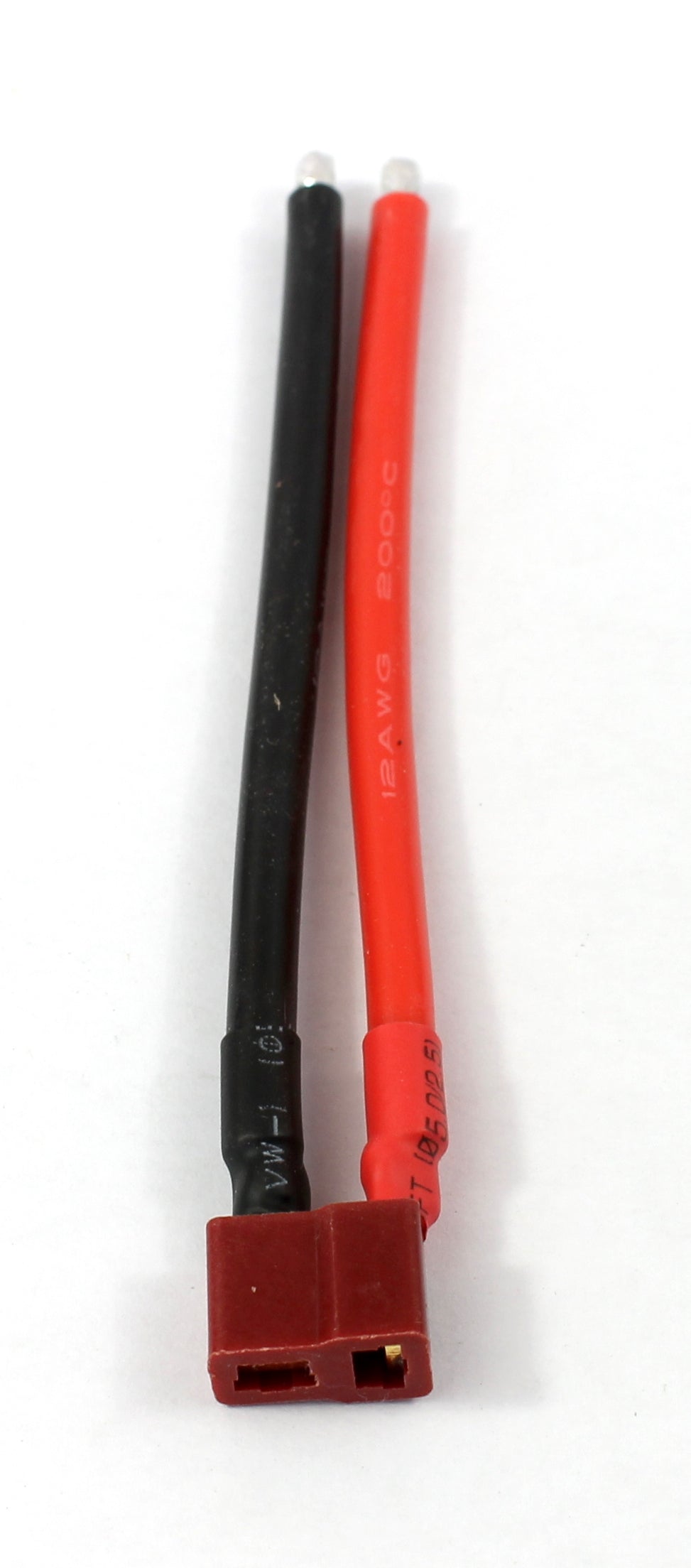 Deans T Plug Female Pigtail 12AWG 100mm Adaptor Cable image 2