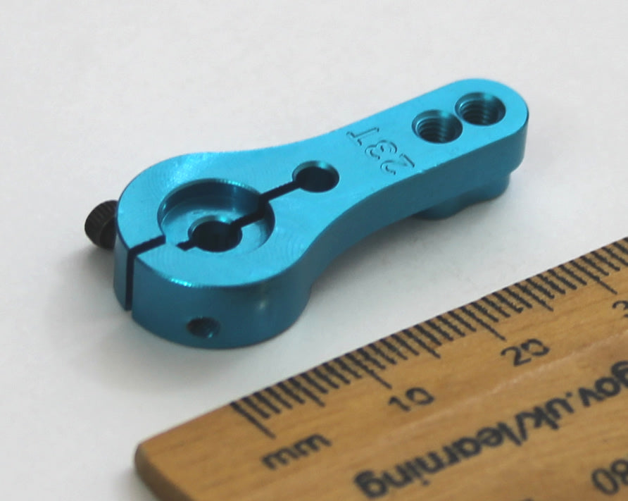 Blue Aluminium Servo Horn/Arm 23 Tooth/Teeth image 2