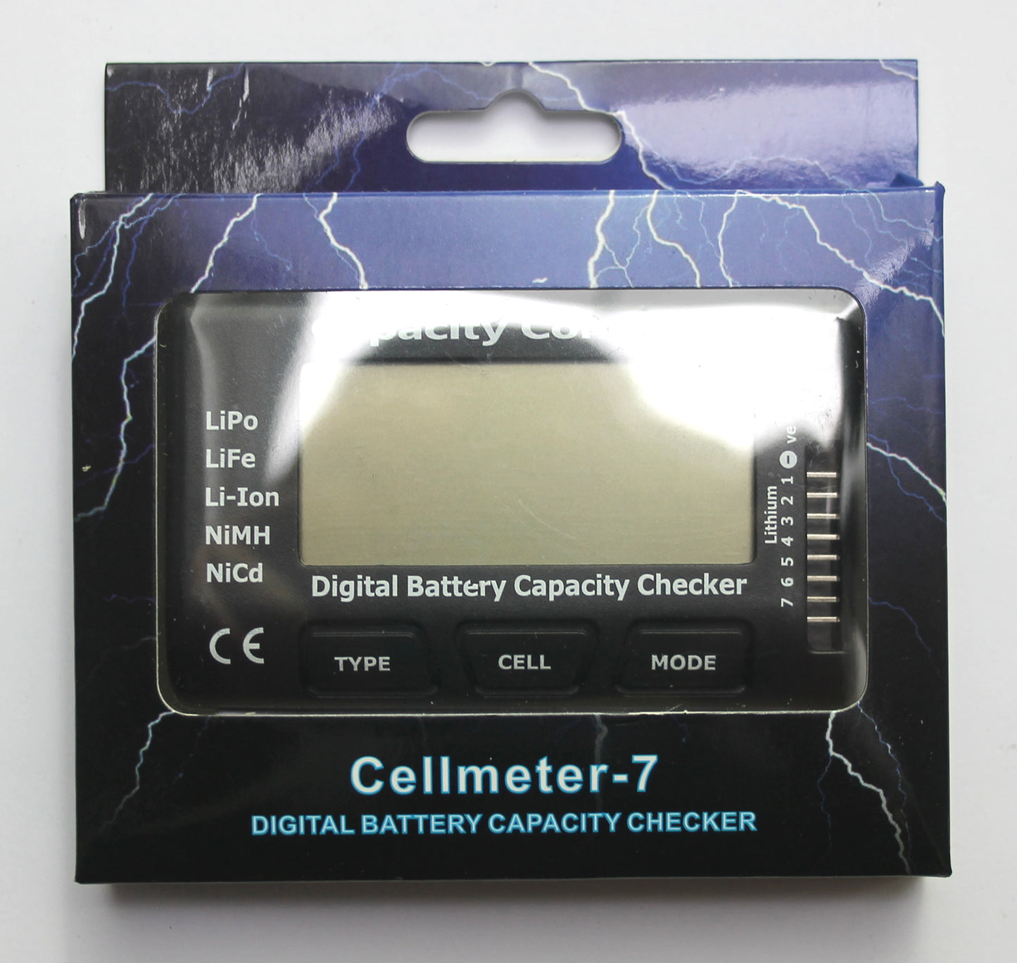 Cellmeter 7 Battery Meter / Capacity / Voltage Checker / Tester For LiPo LiFe Li-ion NiMH Batteries image 2