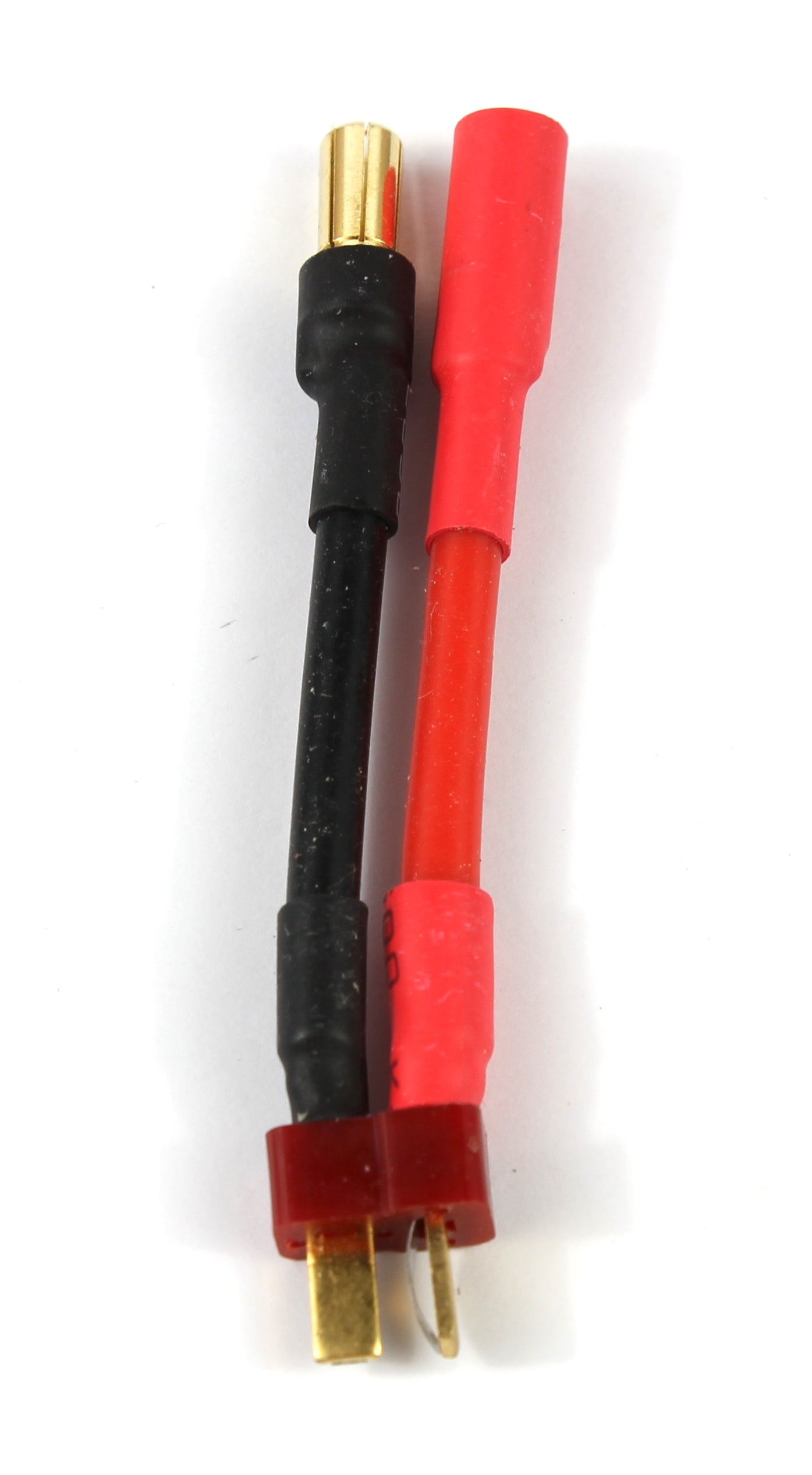 Deans T Plug Male To 5.5mm Banana Connectors 12AWG 30mm Adaptor Cable image 2