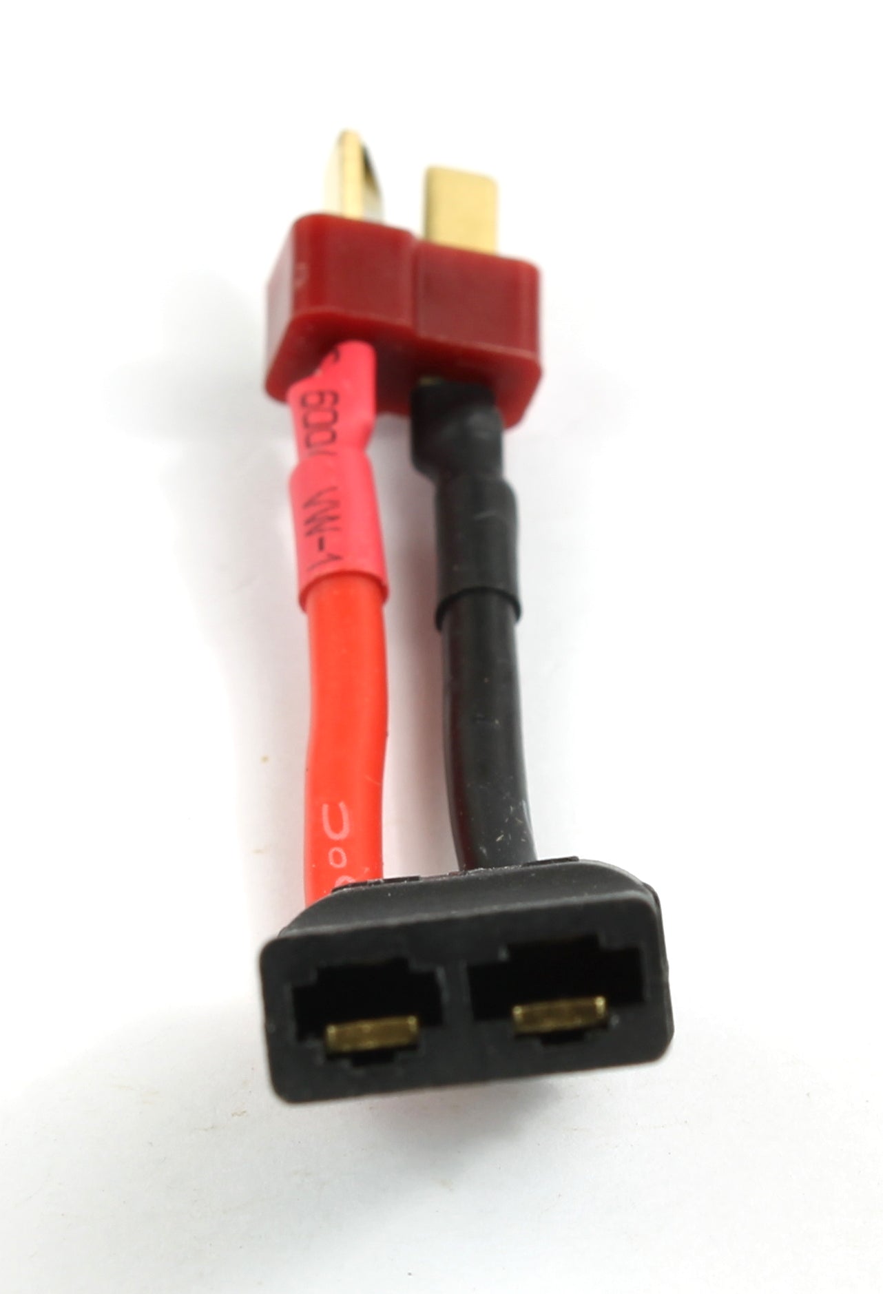 Deans T Plug Male To TRX (Traxxas Compatible) Female 14AWG 40mm Short Adaptor Cable image 2