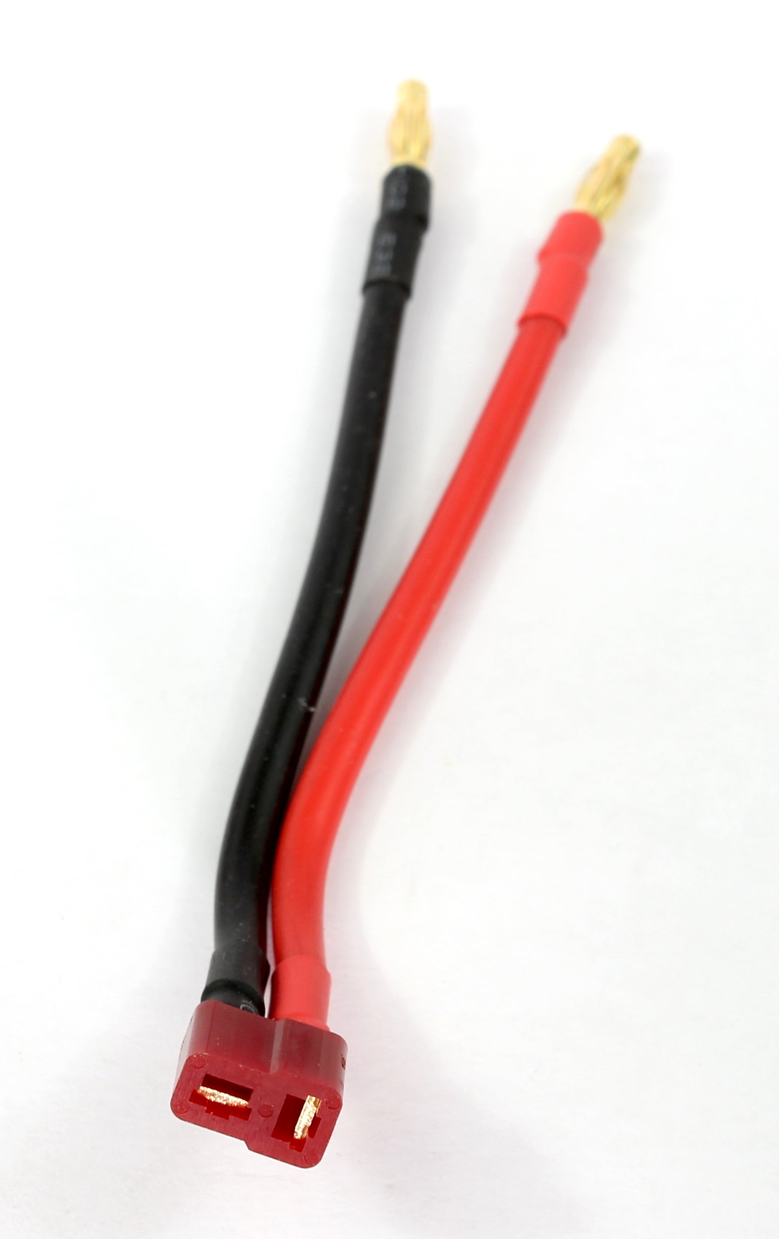 Deans T Plug Female To 4mm Banana Connectors 100mm 12AWG Adaptor Cable image 2