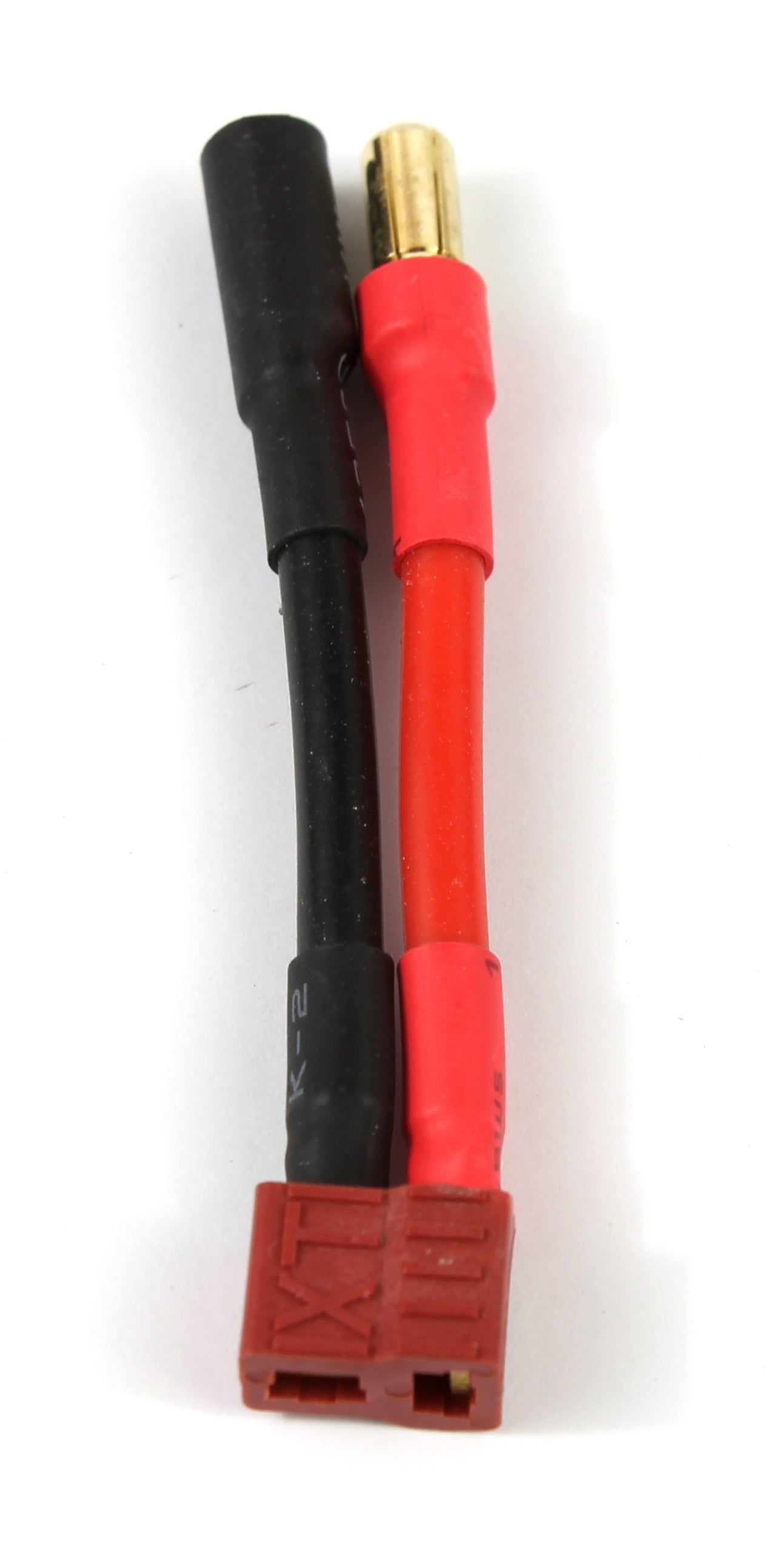 Deans T Plug Female To 5.5mm Banana Connectors 12AWG 30mm Adaptor Cable image 2
