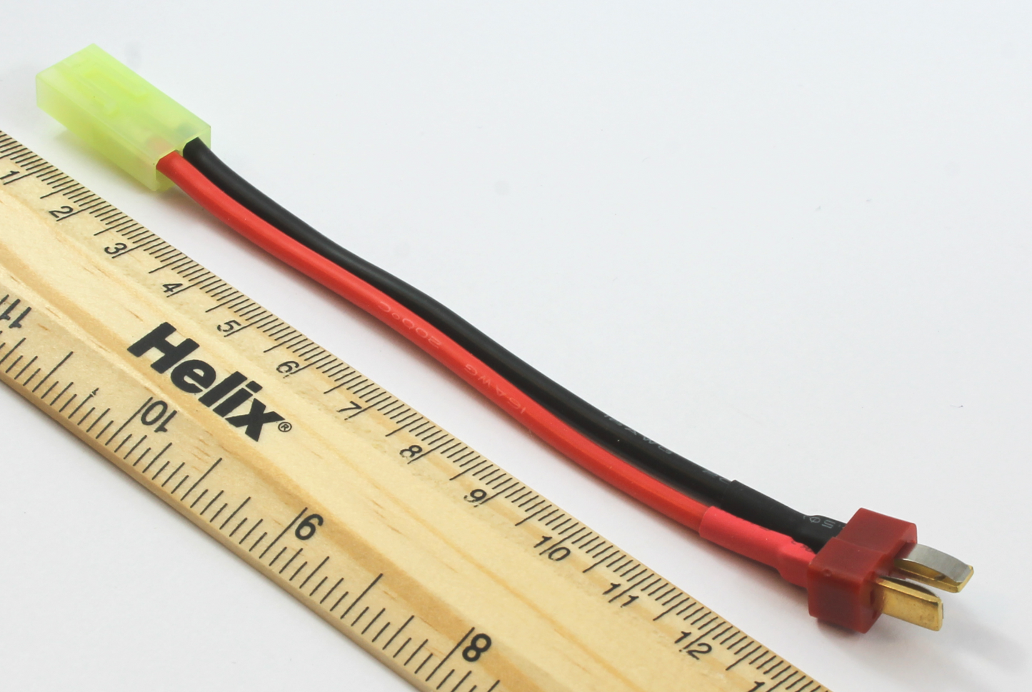 Deans T Plug Male To Mini Tamiya Female 16AWG 100mm Adaptor Cable image 3