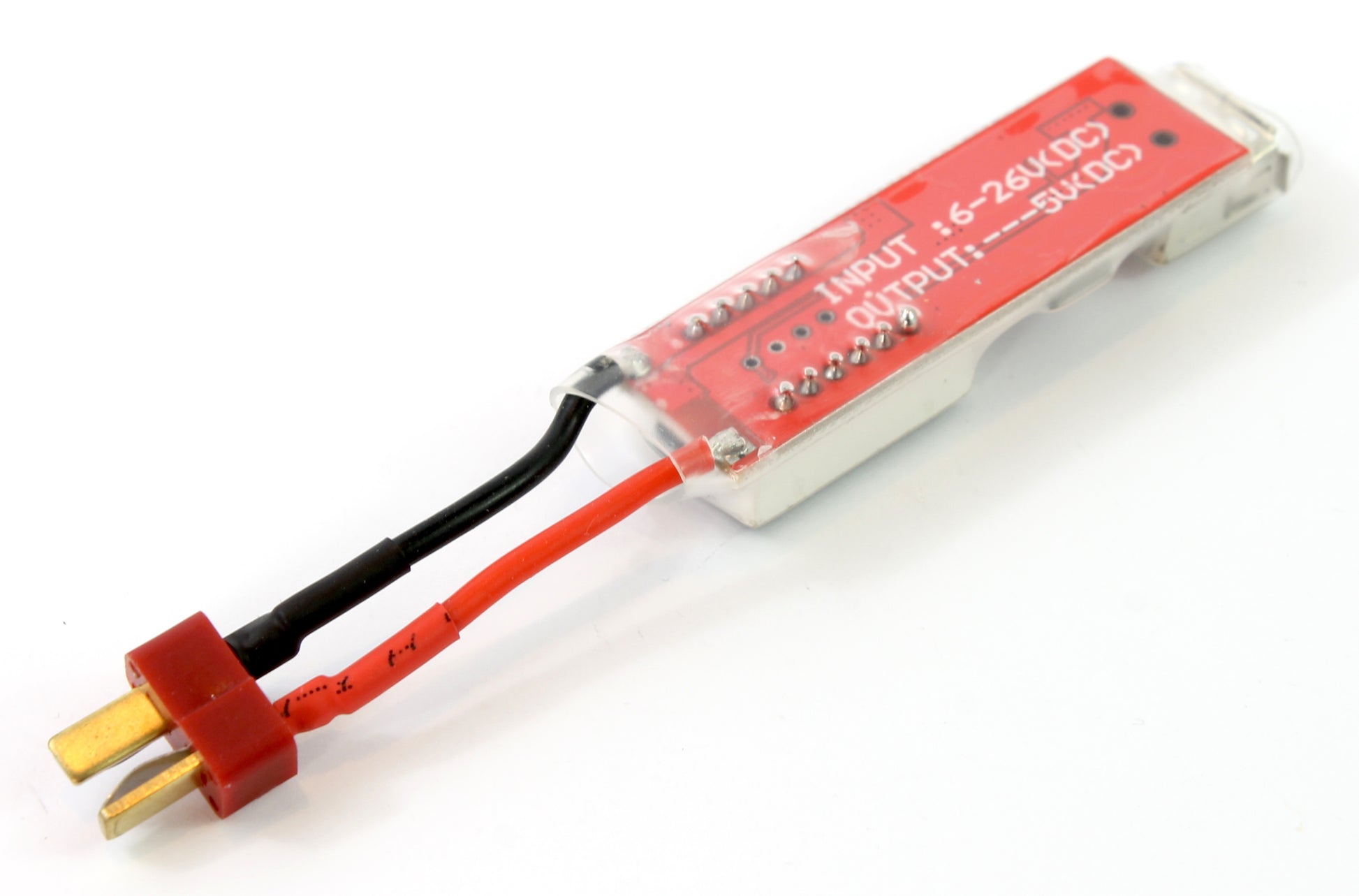 Deans T Plug to USB A 2S-6S 2 Cell-6 Cell LED Voltmeter 6-26v Lipo Battery Charge Adaptor image 3