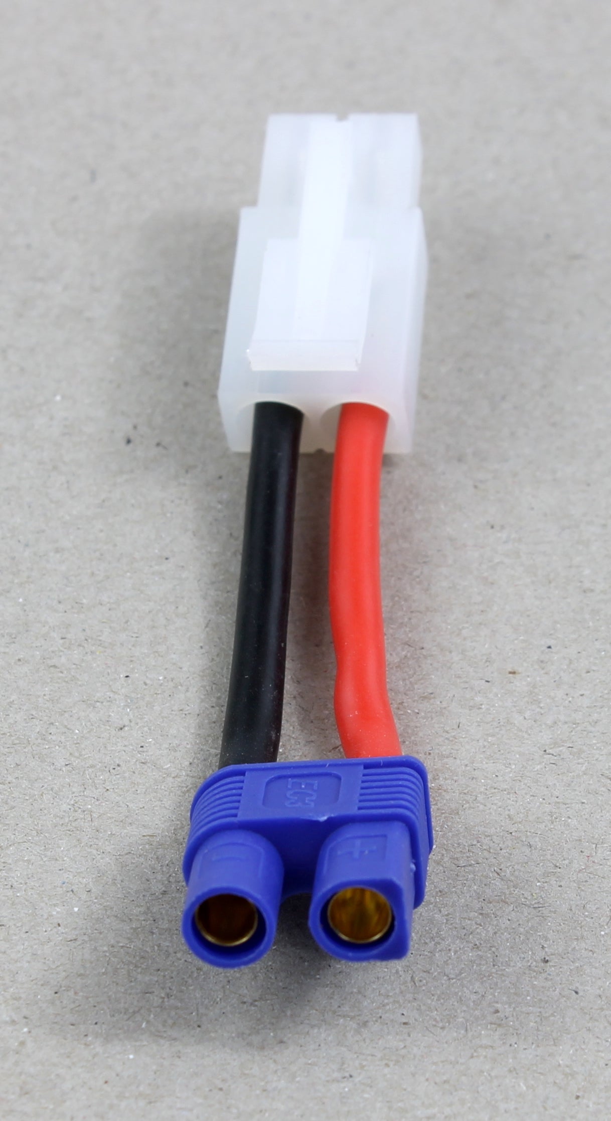 Tamiya Male To EC3 (3.5mm Banana Connector) Female 14AWG 40mm Short Adaptor Cable image 2