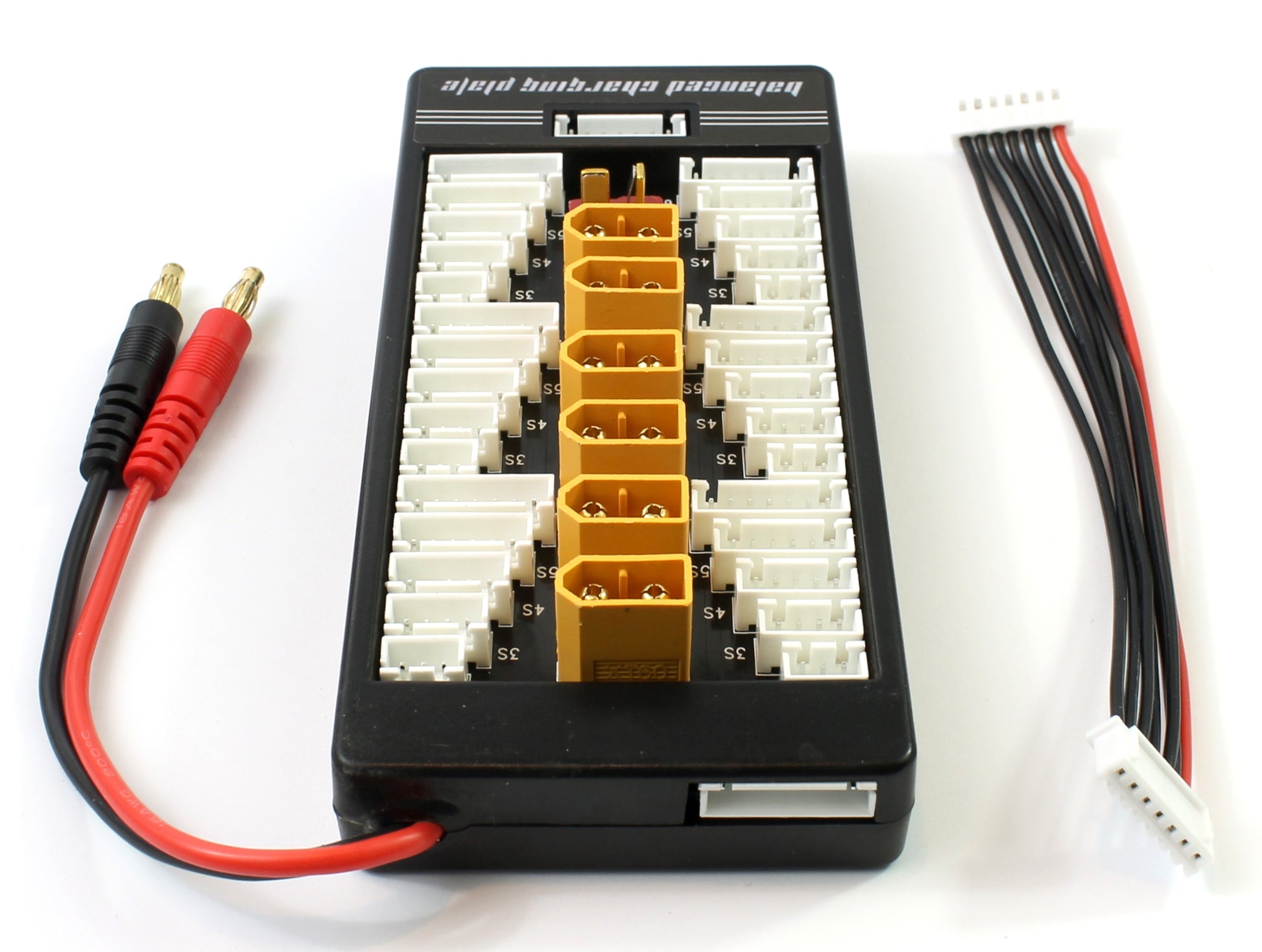 Parallel Balance Charge Board XT60 To 4mm Banana Connectors LiPo LiFe Lion 80A Battery Paraboard image 3