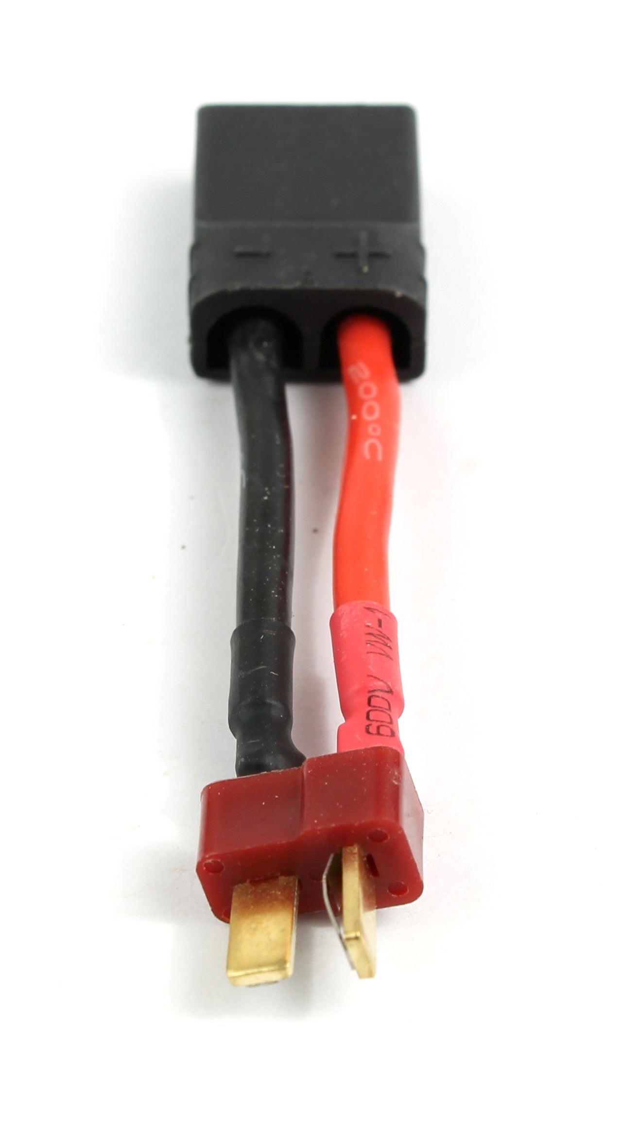 Deans T Plug Male To TRX (Traxxas Compatible) Female 14AWG 40mm Short Adaptor Cable image 3