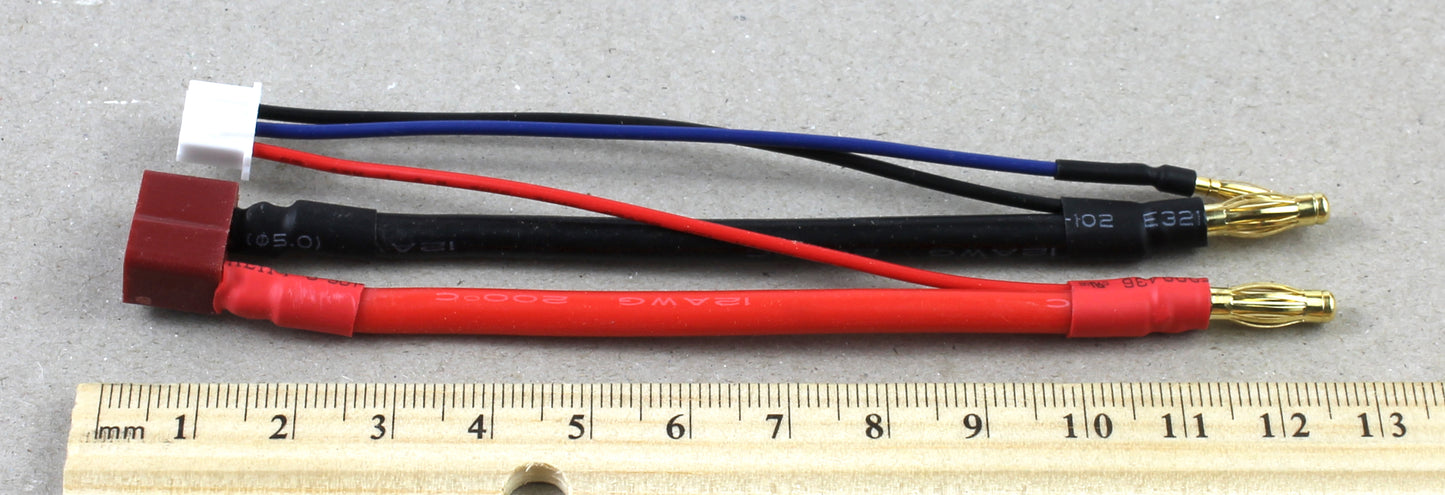 Deans T Plug Female Balance Charge Adaptor Cable image 4